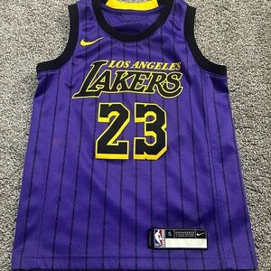 NIKE Lebron James 23 Lakers Jersey - YOUTH